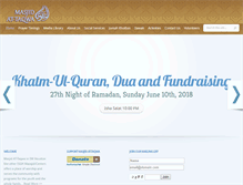 Tablet Screenshot of masjidattaqwa.com